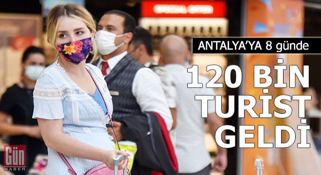 8 günde 120 bin Rus turistin geldiği Antalya, Akdeniz'de ilk sırada