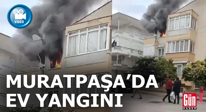Antalya Muratpaşa'da ev yangını... İçeride engelli karı-koca vardı...