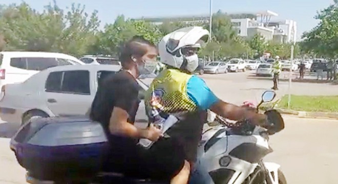 Antalya'da polislerden alkışlanacak hareket