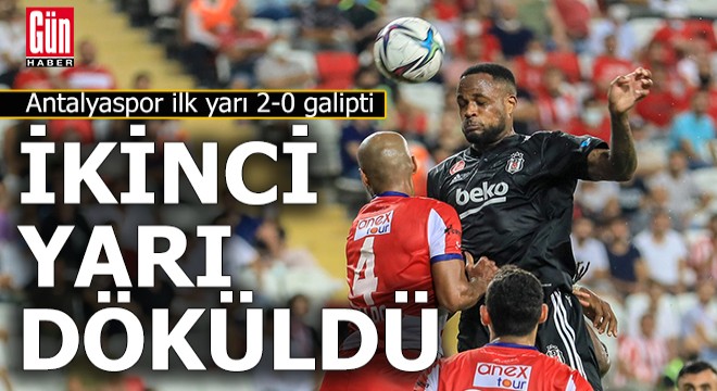 Antalya ikinci yarıda 3 gol yedi 3 puan kaybetti; 2-3