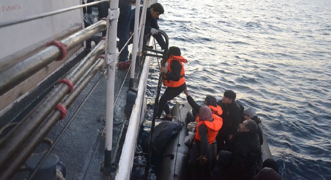 Enez'de 34 kaçak göçmen yakalandı