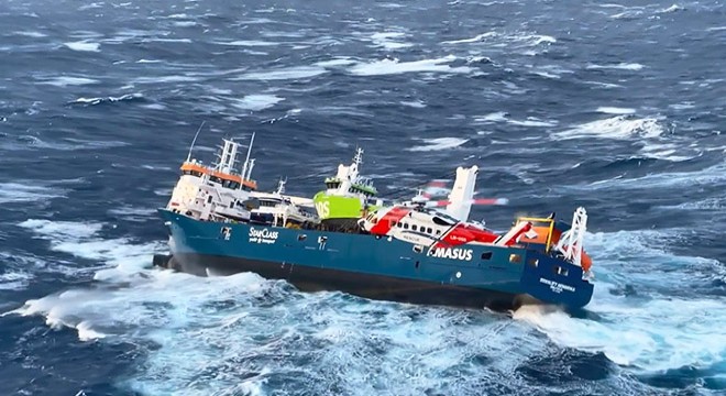 Hollanda bandıralı geminin mürettebatı ölümden böyle kurtarıldı