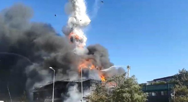 Tuzla'da yangında patlama