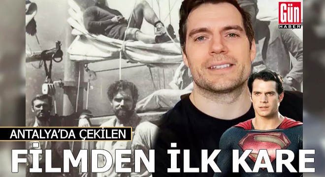 'Süpermen', Antalya'da çekilen filmden ilk kareyi paylaştı