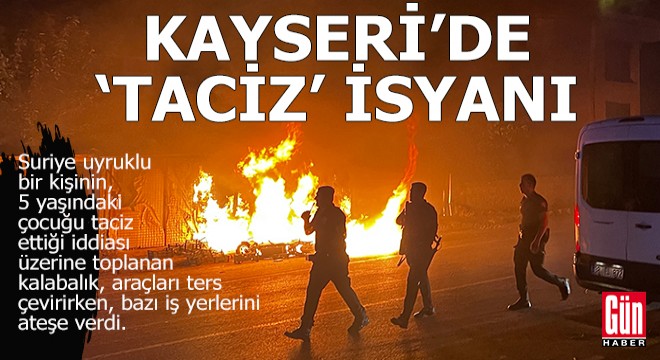 ''Suriyeli 5 yaşındaki çocuğu taciz etti'' iddiası Kayseri'yi karıştırdı