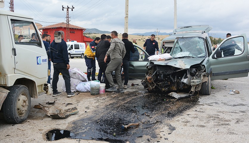 Korkuteli trafik kazası olay yeri