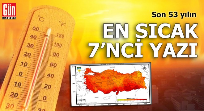 53 yılın en sıcak 7'nci yazı, en sıcak 6'ncı eylülü