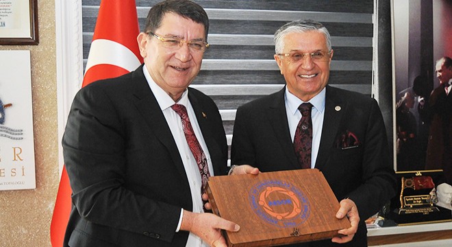 AESOB Başkanı Dere'den Başkan Topaloğlu'na ziyaret