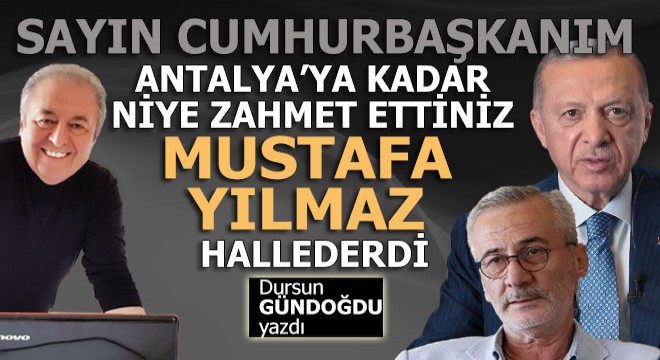 AKP'li biri çıkıp, ''Mustafa Yılmaz'ın yaptıkları şaka'' desin...