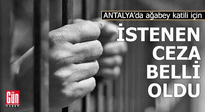 Ağabey katili için istenen ceza belli oldu