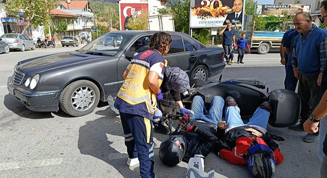 Ağlasun'da kaza: 2 yaralı