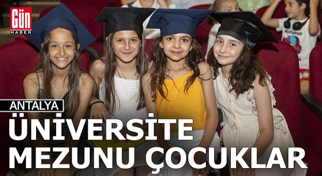 Akdeniz Çocuk Üniversitesi ilk mezunlarını verdi