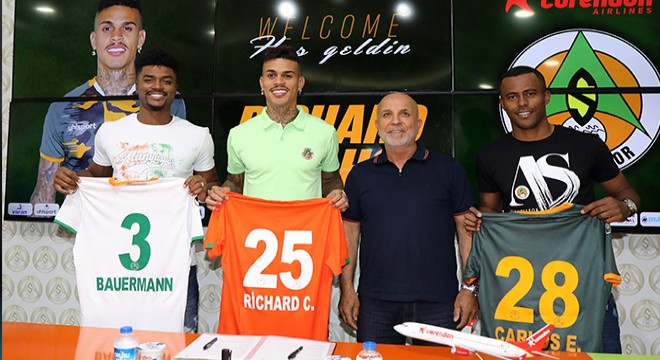 Alanyaspor, 3 Brezilyalı oyuncuyu renklerine bağladı