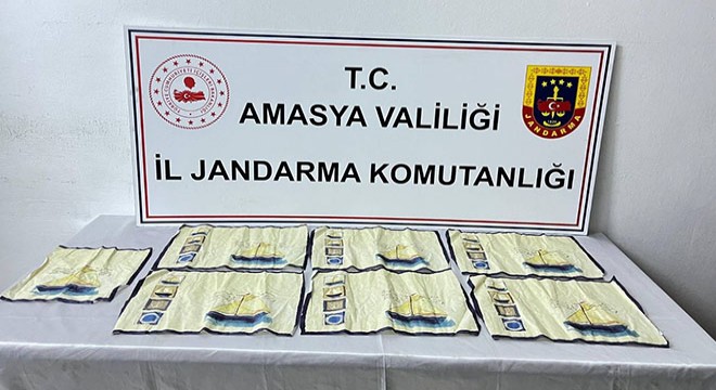 Amasya’da kağıda emdirilmiş uyuşturucu ele geçirildi