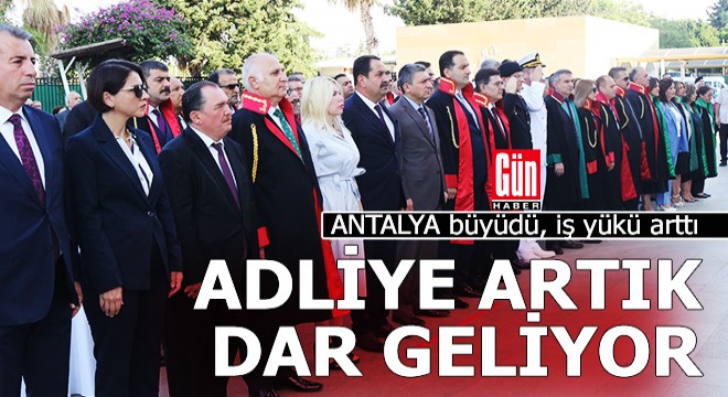 Antalya Adliyesinde adli yıl açılış töreni