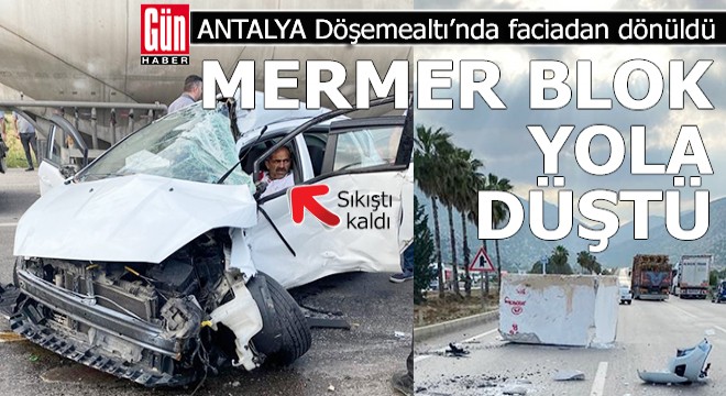 Antalya Döşemealtı'nda faciadan dönüldü