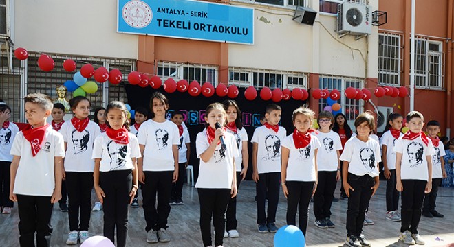 Antalya Serik'te İlköğretim Haftası kutlandı