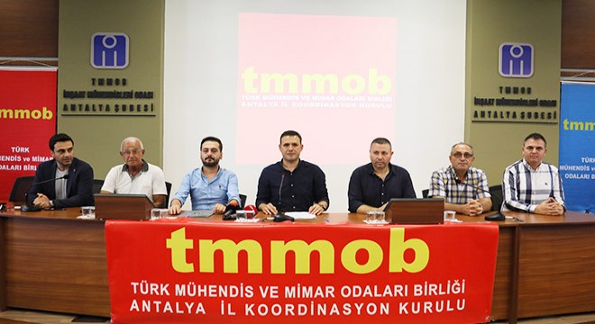 Antalya TMMOB'da 'plan tadilatı' çatlağı