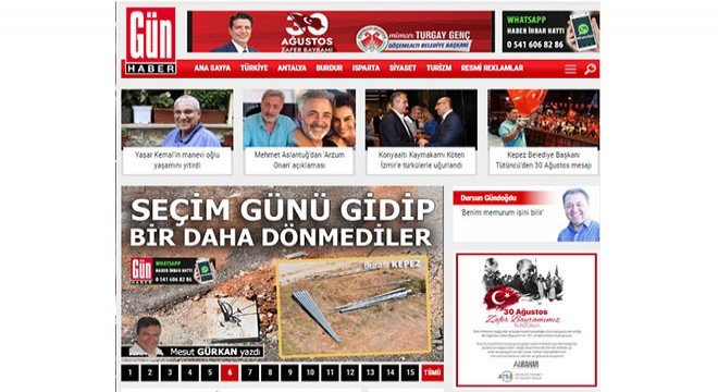 Antalya Ticaret ve Sanayi Odası (ATSO) 30 Ağustos Zafer Bayramı reklamı