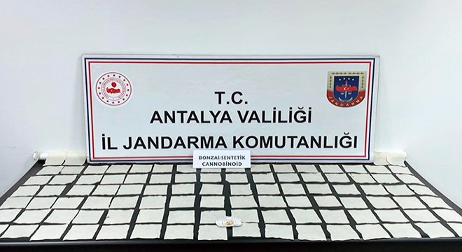 Antalya'da 100 bin kullanımlık uyuşturucu ele geçirildi