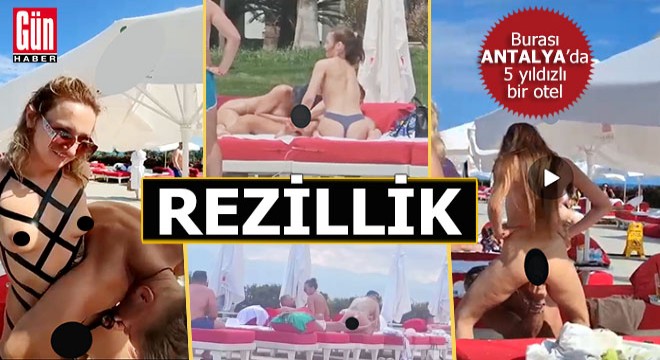 Antalya'da 5 yıldızlı bir otelde seks partisi