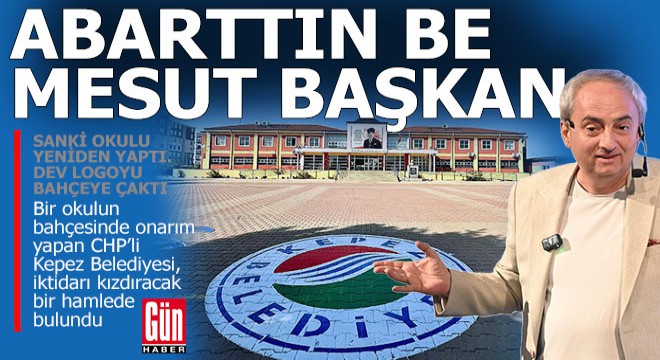 Antalya'da CHP'li belediyeden iktidarı kızdıracak logolu hamle