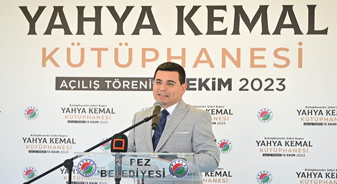 Antalya'da Yahya Kemal Kütüphanesi törenle açıldı