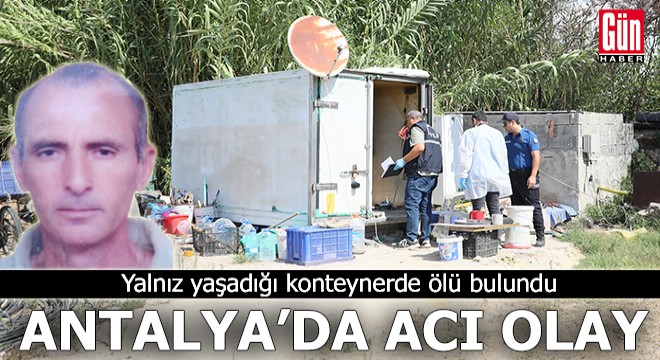 Antalya'da acı olay!