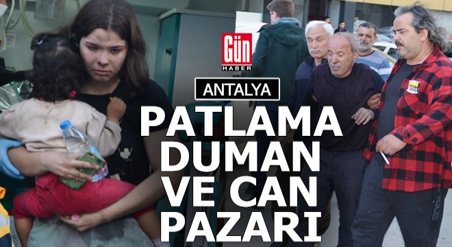 Antalya'da apartman otoparkında çıkan yangında can pazarı