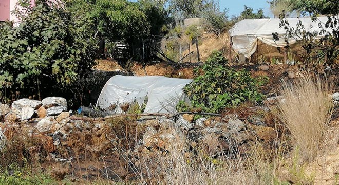 Antalya'da bahçe yangını