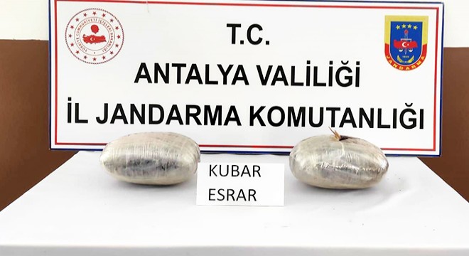 Antalya'da durdurulan otomobilde uyuşturucu ele geçirildi