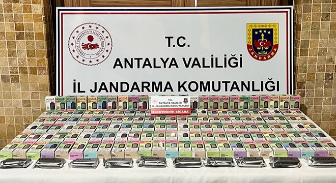 Antalya'da elektronik sigara operasyonu