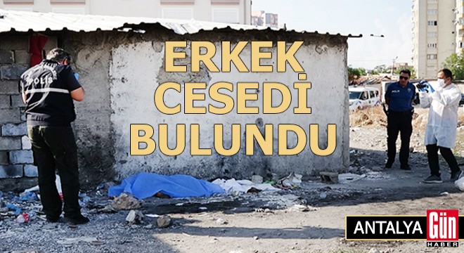 Antalya'da erkek cesedi bulundu