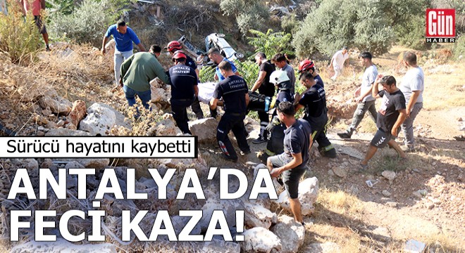 Antalya'da feci kaza