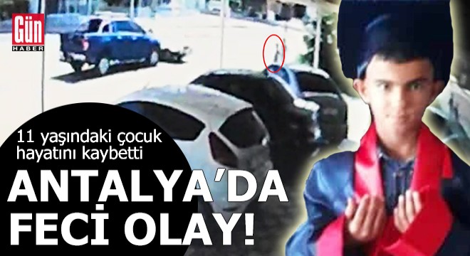 Antalya'da feci olay!