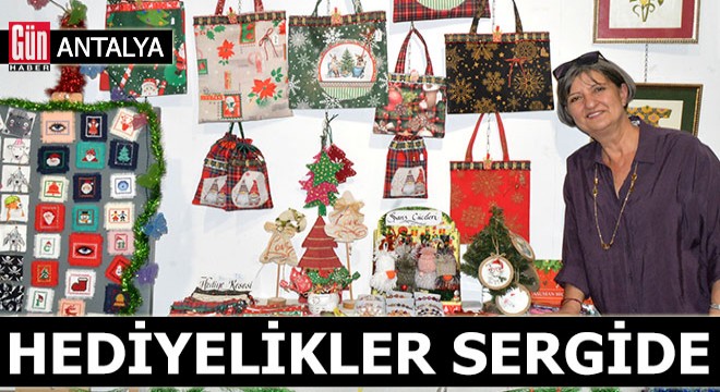 Antalya'da hediyelikler sergide