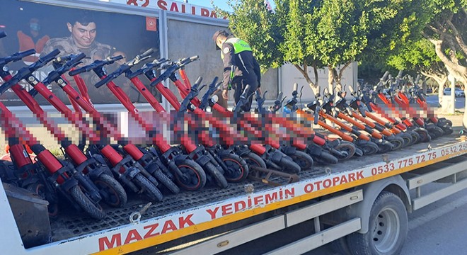 Antalya'da jandarmadan elektrikli skuter denetimi