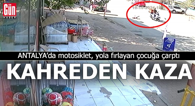 Antalya'da kahreden kaza