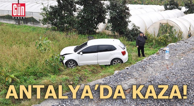 Antalya'da kaza: 1 yaralı