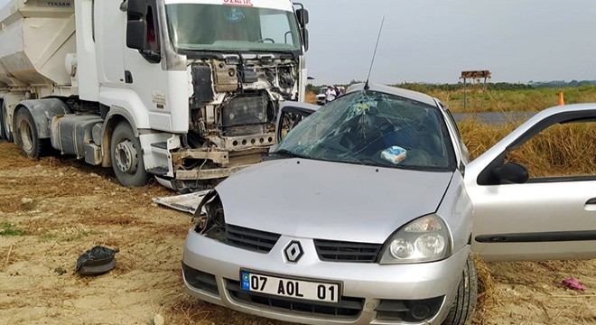 Antalya'da kaza: 2 yaralı