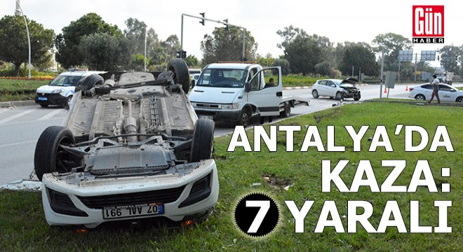 Antalya'da kaza: 7 yaralı