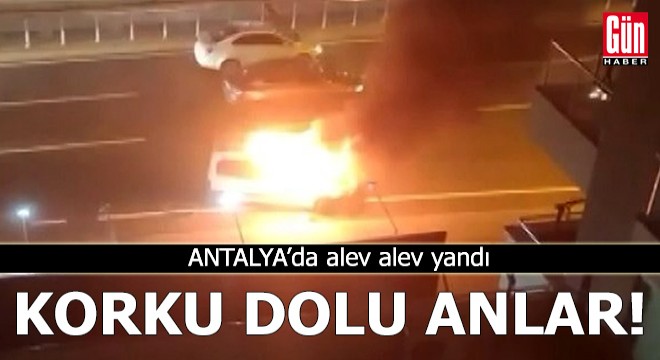 Antalya'da korku dolu anlar!