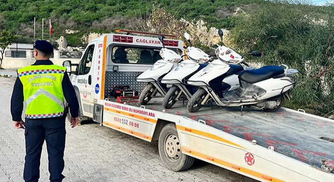 Antalya'da motosiklet denetiminde 1,2 milyon lira ceza