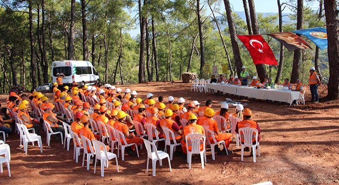 Antalya'da orman personeline uygulamalı eğitim