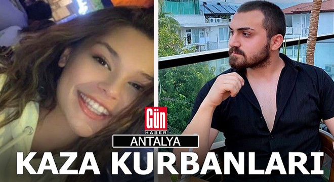 Antalya'da otomobil duvara çarptı: 2 ölü