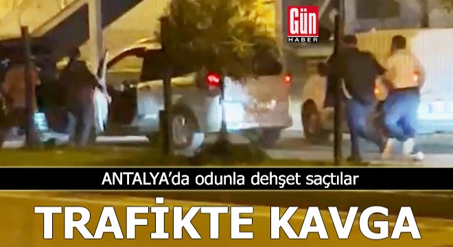 Antalya'da trafikte dehşet saçtılar