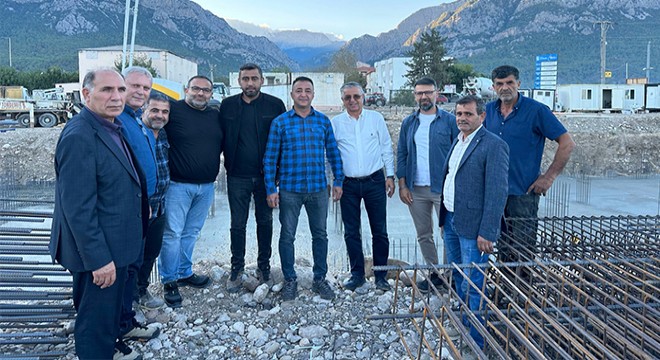 Antalya'da yurt binasına beton atılmaya başlandı