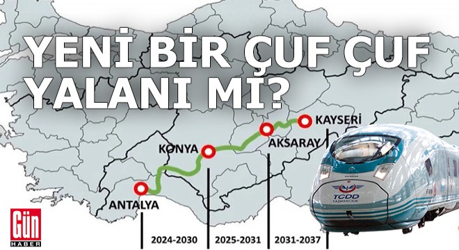 Antalya için bir hayali tren projesi daha…