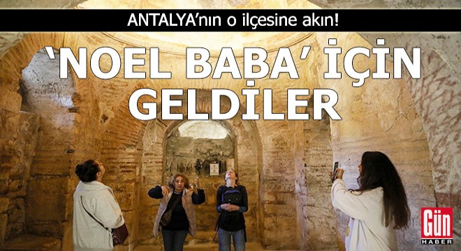 Antalya'nın o ilçesine akın! 'Noel Baba' için geldiler