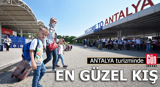 Antalya turizminde 'en güzel kış'